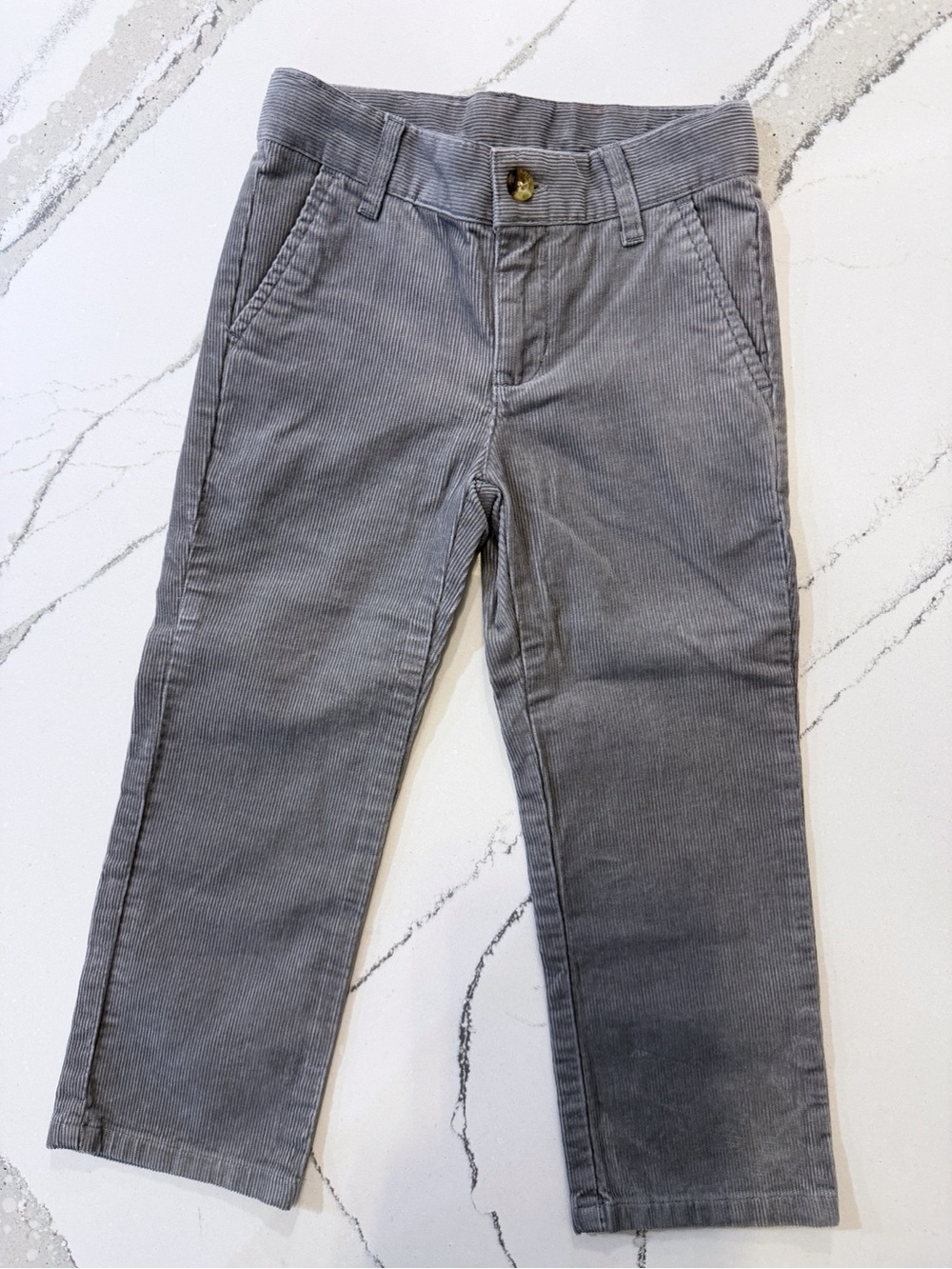 Janie and Jack Gray Corduroy Boy’s Pants